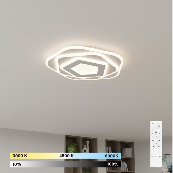 Brilagi - LED Stmívatelné stropní svítidlo MODERN LED/64W/230V 3000-6000K + DO
