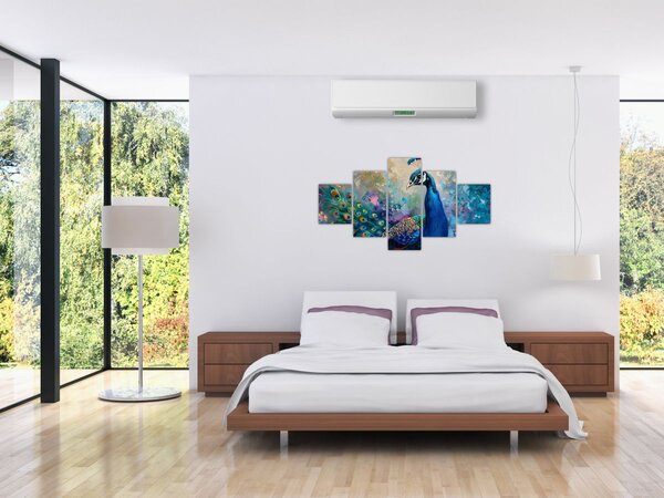 Obraz - Malba páva (125x70 cm)