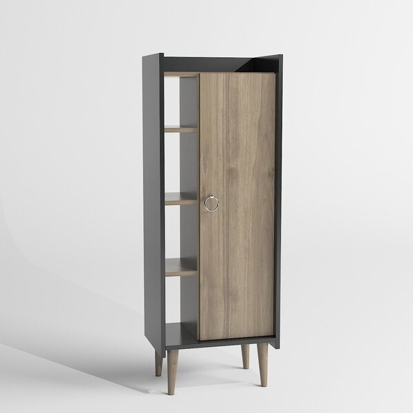 ASIR Skříňka LAGO ořech antracit