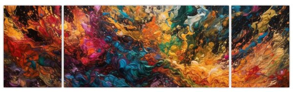 Obraz - Barevná abstrakce II. (170x50 cm)