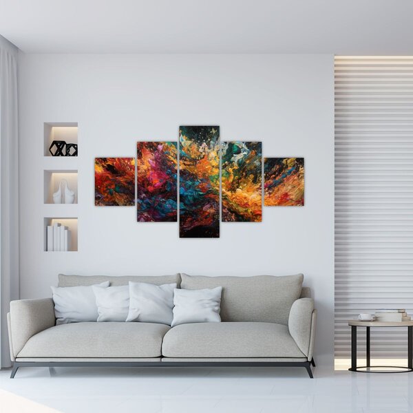 Obraz - Barevná abstrakce II. (125x70 cm)
