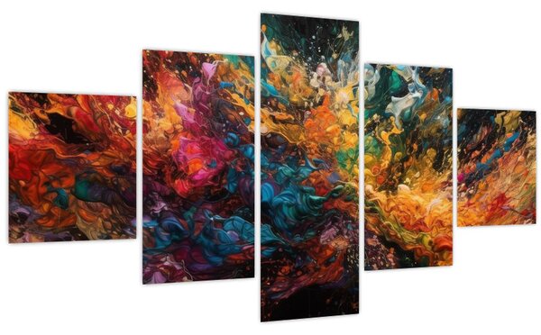 Obraz - Barevná abstrakce II. (125x70 cm)