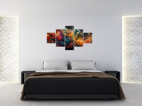 Obraz - Barevná abstrakce II. (125x70 cm)