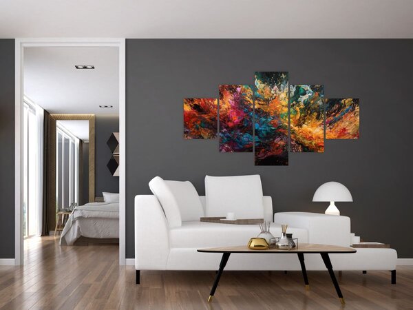 Obraz - Barevná abstrakce II. (125x70 cm)