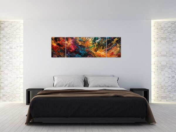 Obraz - Barevná abstrakce II. (170x50 cm)