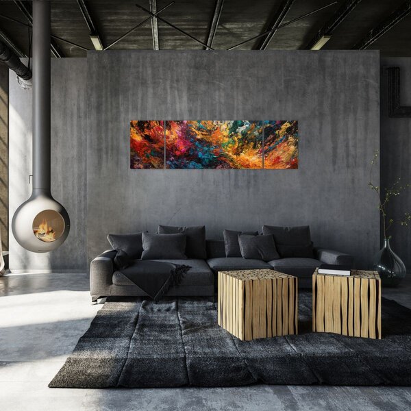 Obraz - Barevná abstrakce II. (170x50 cm)