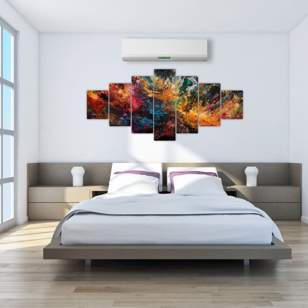 Obraz - Barevná abstrakce II. (210x100 cm)