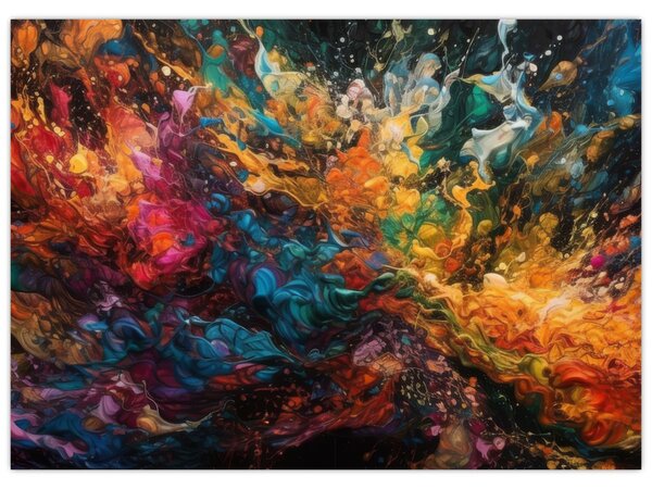 Obraz - Barevná abstrakce II. (70x50 cm)
