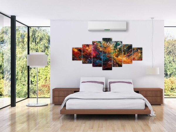 Obraz - Barevná abstrakce II. (210x100 cm)