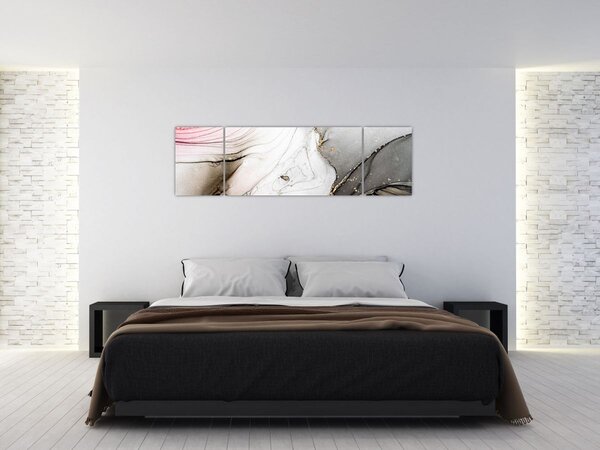 Obraz - Mramorový inkoust (170x50 cm)