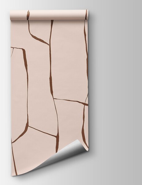 Fototapeta Krakelovaný vzor v jemných odstínech, 3D fototapety, Populární fototapety, w08574 - Tapeko.co.cz