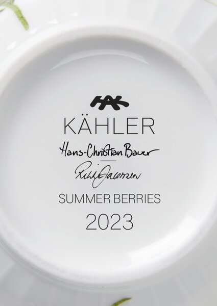Kähler Design Porcelánová miska Hammershøi Summer - Forget Me Not KD483