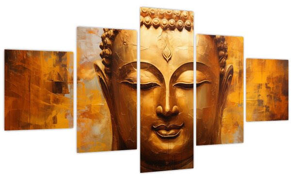 Obraz - Buddha, olejomalba (125x70 cm)