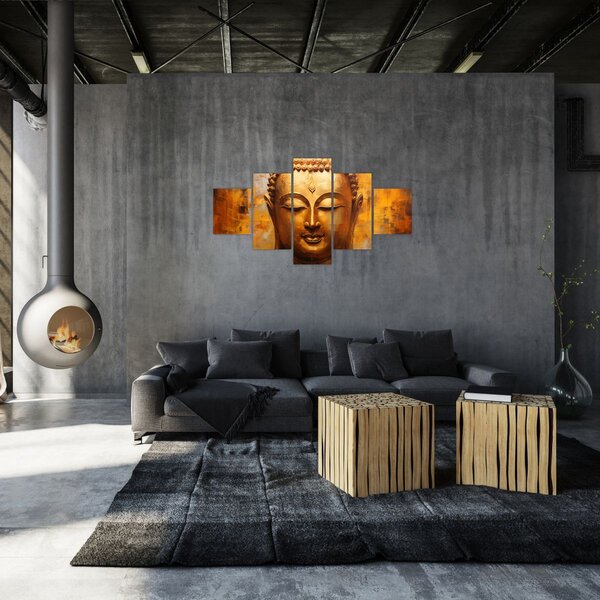 Obraz - Buddha, olejomalba (125x70 cm)