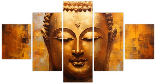 Obraz - Buddha, olejomalba (125x70 cm)