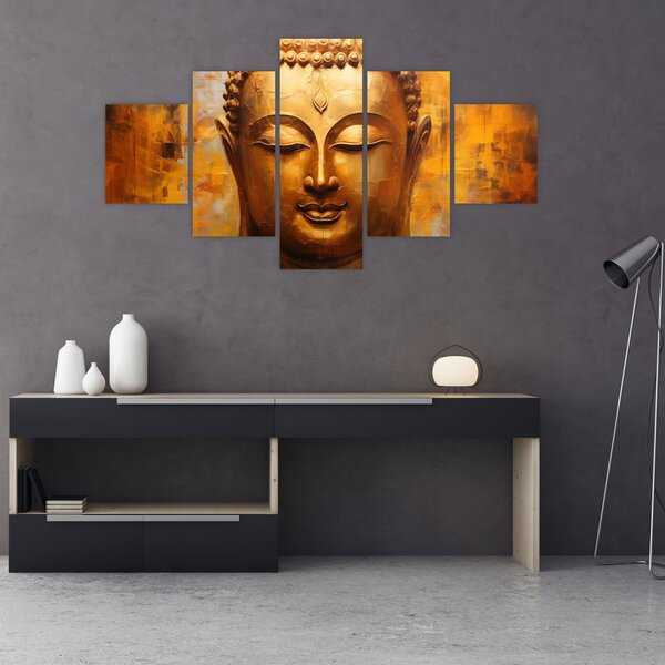 Obraz - Buddha, olejomalba (125x70 cm)