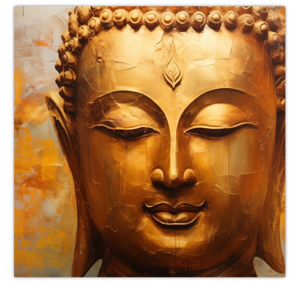 Obraz - Buddha, olejomalba (30x30 cm)