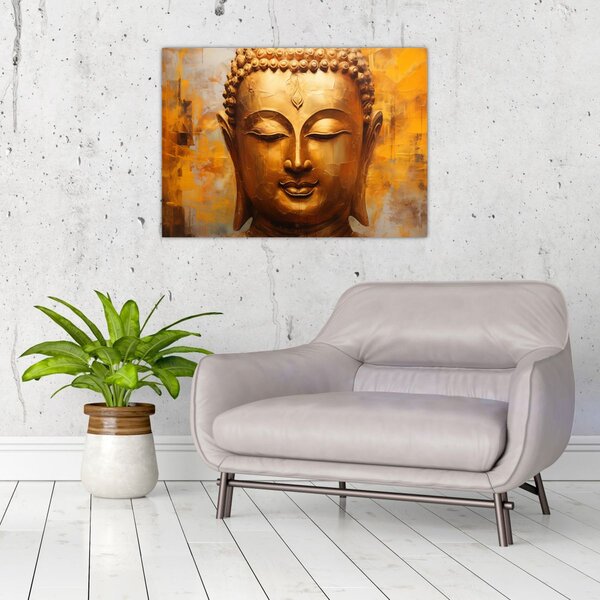 Obraz - Buddha, olejomalba (70x50 cm)