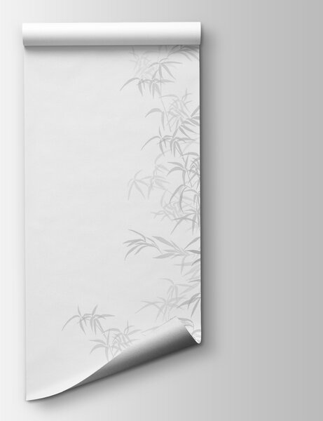 Fototapeta Bílé pozadí s listy, Přírodní fototapety, Populární fototapety, w08555v1 - Tapeko.co.cz