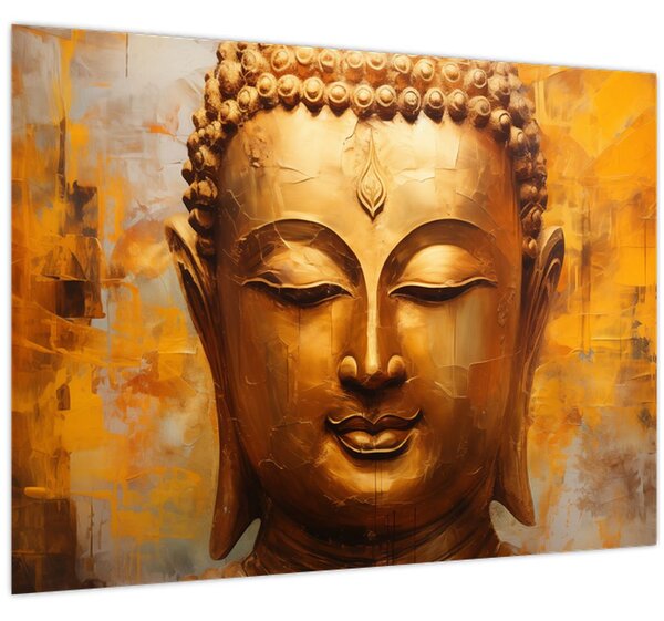 Obraz - Buddha, olejomalba (70x50 cm)