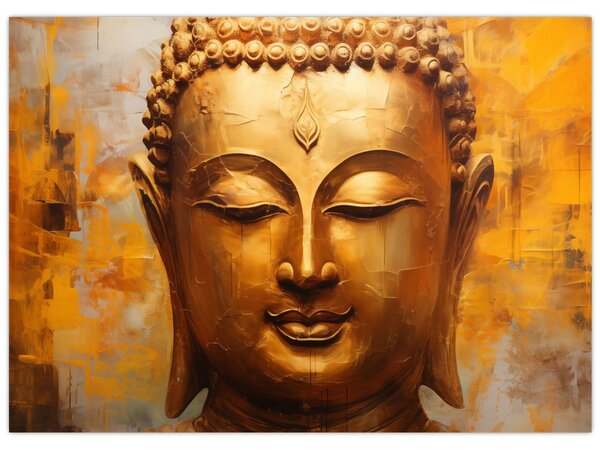 Obraz - Buddha, olejomalba (70x50 cm)
