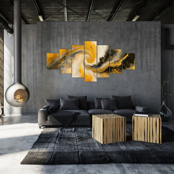 Obraz - Spirální abstrakce (210x100 cm)