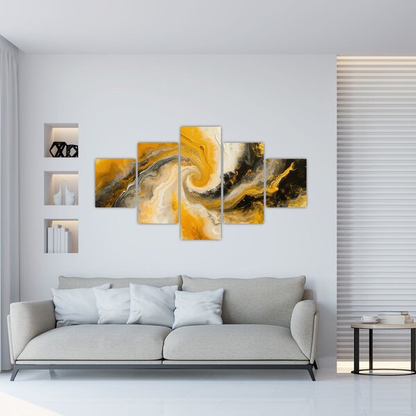Obraz - Spirální abstrakce (125x70 cm)