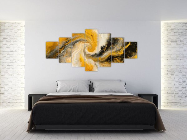 Obraz - Spirální abstrakce (210x100 cm)