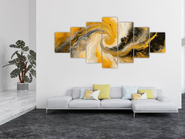 Obraz - Spirální abstrakce (210x100 cm)