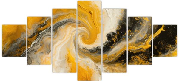 Obraz - Spirální abstrakce (210x100 cm)