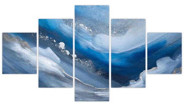 Obraz - Abstrakce oceánu (125x70 cm)