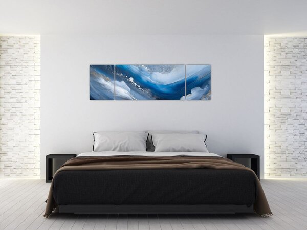 Obraz - Abstrakce oceánu (170x50 cm)