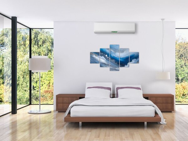 Obraz - Abstrakce oceánu (125x70 cm)