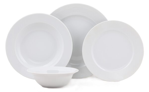 ASIR Porcelánová jídelní souprava 24 ks RICE bílá