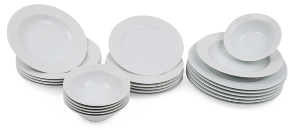 ASIR Porcelánová jídelní souprava 24 ks RICE bílá