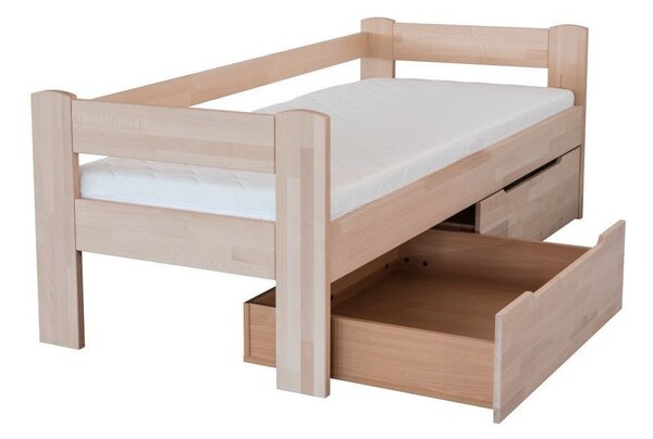 MRAVA, s.r.o. Úložný prostor ZÁSUVKA k posteli JUNIOR - LTD lamino ROZMĚR: 1/2 - (d/h/v) - 75 x 75 x 25 cm (1 ks)