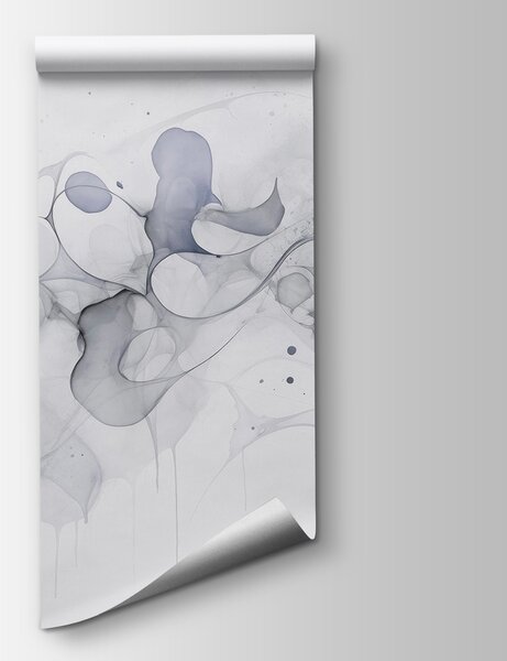 Fototapeta Abstraktní tekuté tvary v jemných tónech, 3D listové fototapety, Populární fototapety, w02745v3 - Tapeko.co.cz