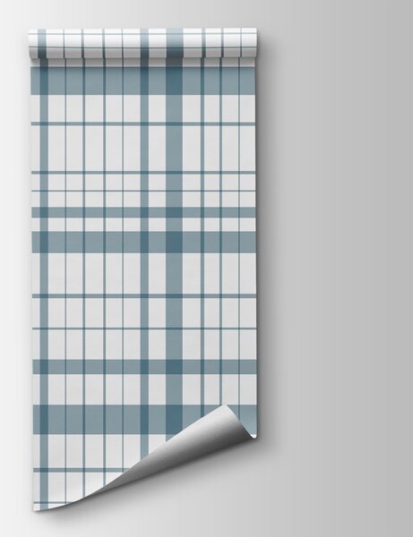 Fototapeta Modrý a bílý kostkovaný vzor, Abstraktní fototapety, Populární fototapety, w02852v1 - Tapeko.co.cz