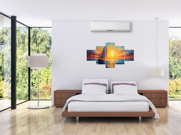 Obraz - Plachetnice (125x70 cm)