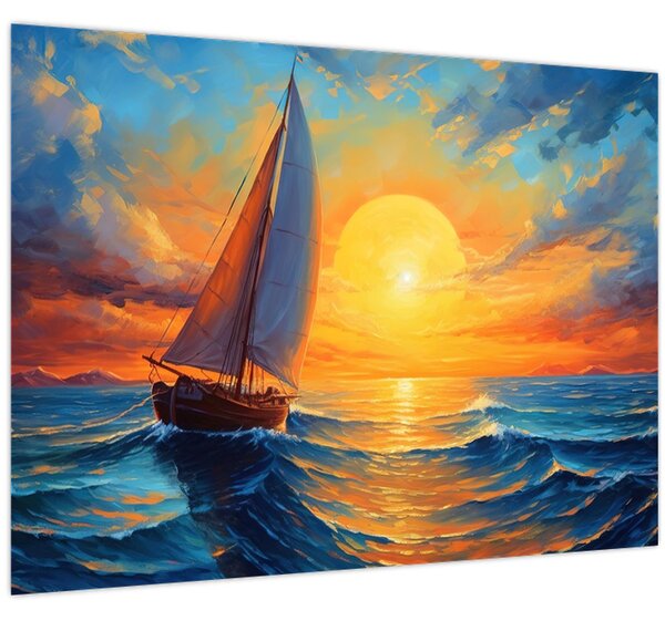 Obraz - Plachetnice (70x50 cm)