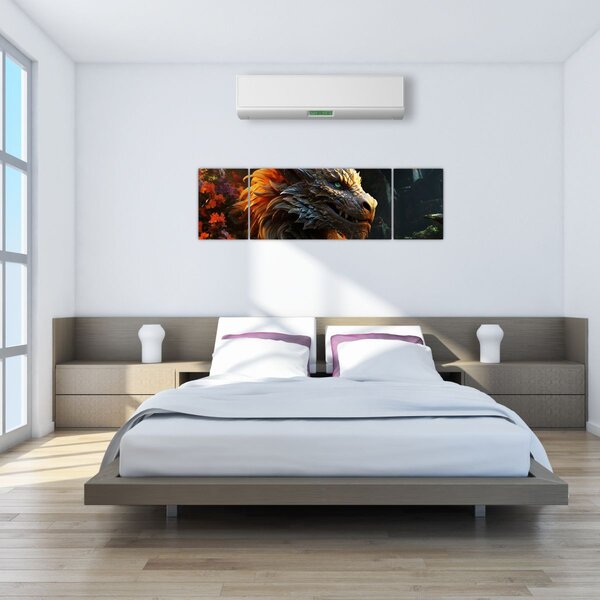 Obraz - Drak (170x50 cm)
