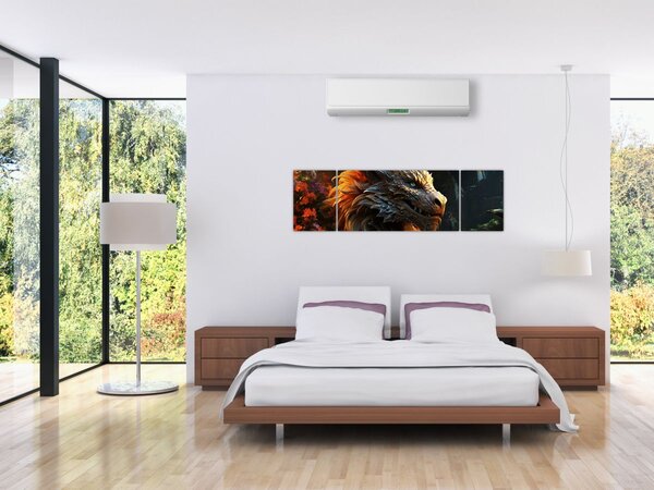 Obraz - Drak (170x50 cm)