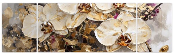 Obraz - Orchideje (170x50 cm)