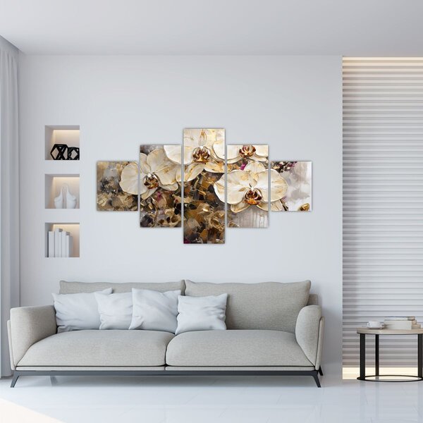 Obraz - Orchideje (125x70 cm)