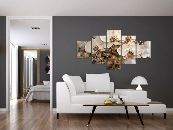 Obraz - Orchideje (125x70 cm)