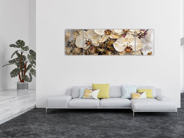 Obraz - Orchideje (170x50 cm)
