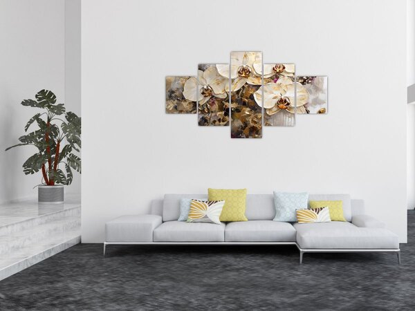Obraz - Orchideje (125x70 cm)