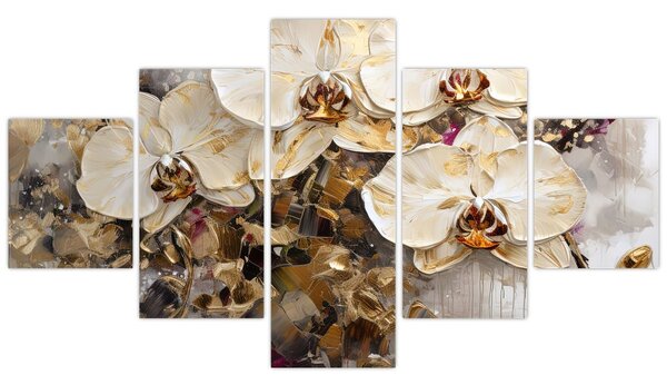 Obraz - Orchideje (125x70 cm)
