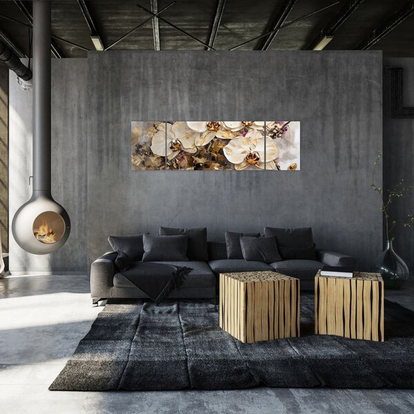 Obraz - Orchideje (170x50 cm)