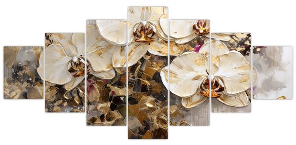 Obraz - Orchideje (210x100 cm)